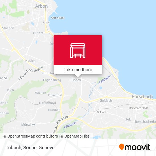 Tübach, Sonne map