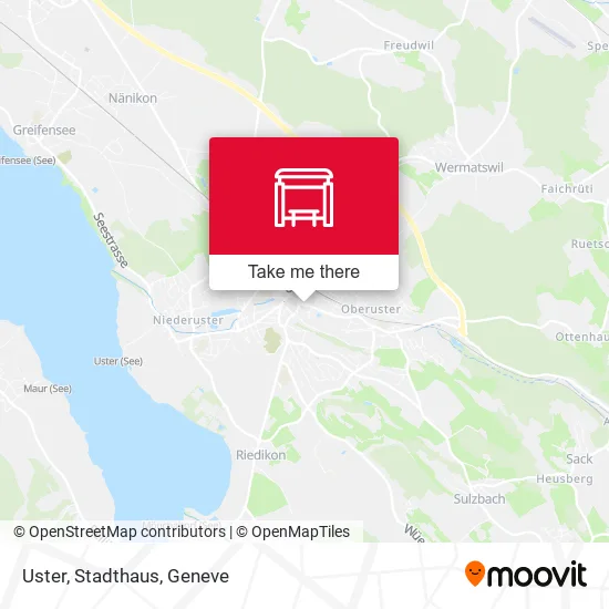 Uster, Stadthaus map