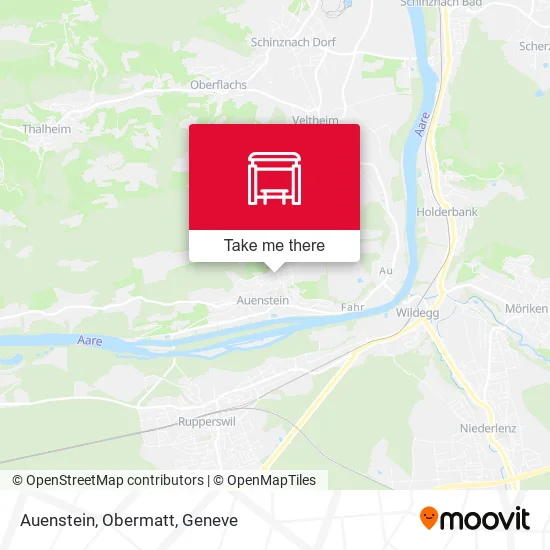 Auenstein, Obermatt map