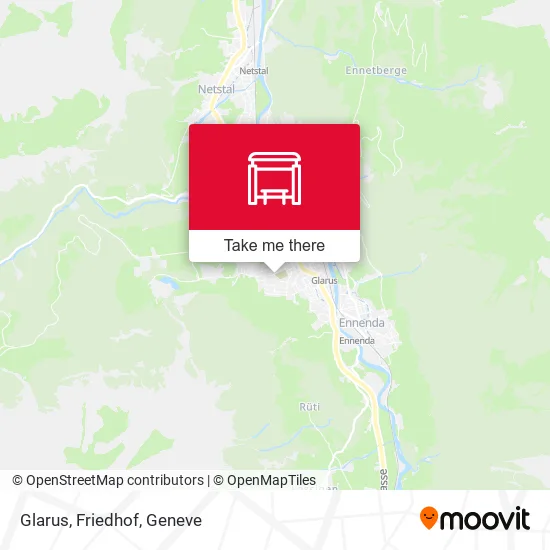 Glarus, Friedhof plan