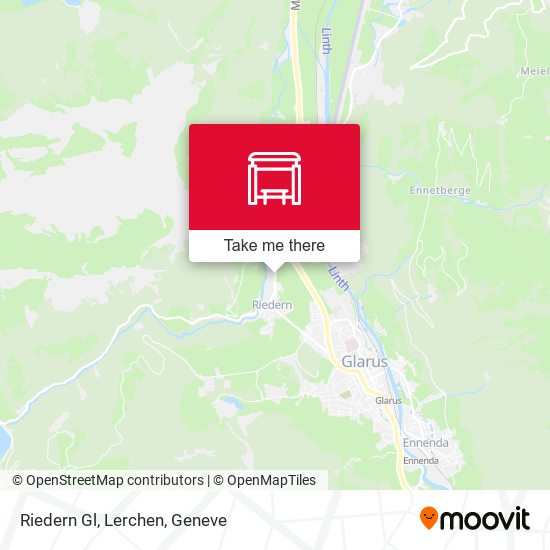 Riedern Gl, Lerchen map