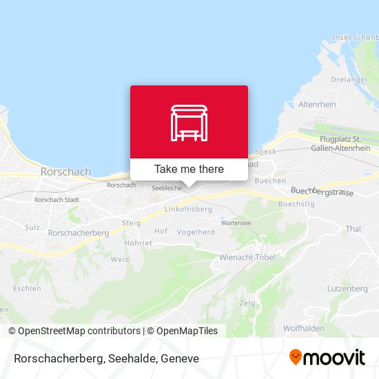 Rorschacherberg, Seehalde map
