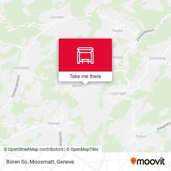 Büren So, Moosmatt map