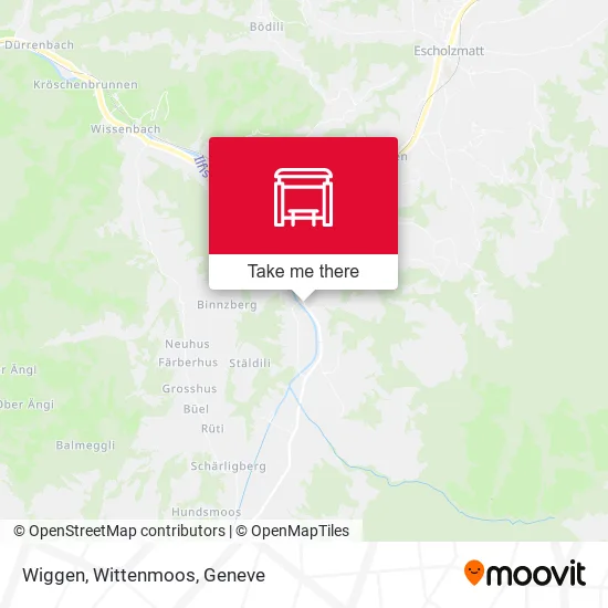 Wiggen, Wittenmoos map