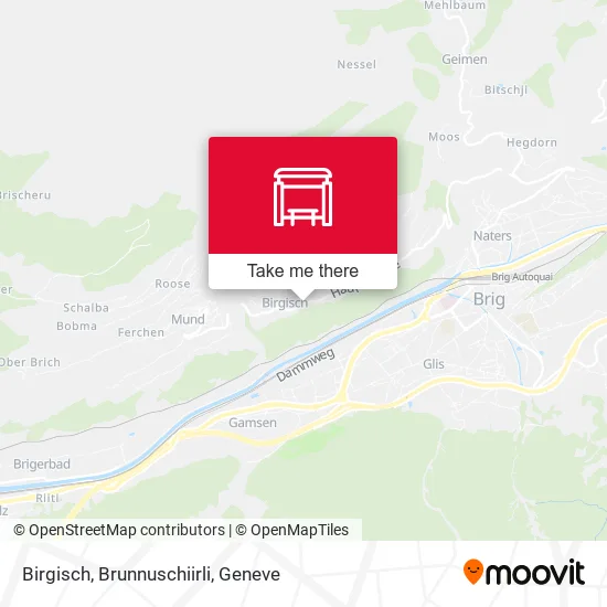 Birgisch, Brunnuschiirli map