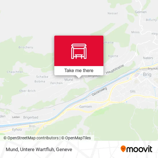 Mund, Untere Wartfluh map