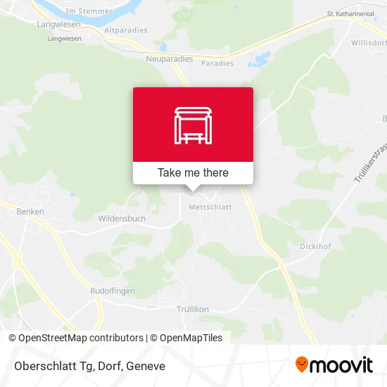Oberschlatt Tg, Dorf map