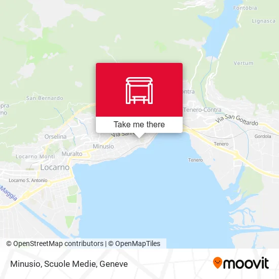 Minusio, Scuole Medie map