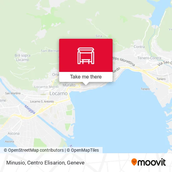 Minusio, Centro Elisarion map