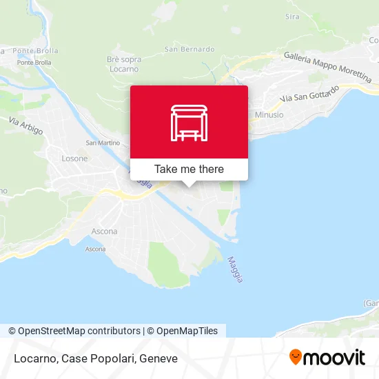 Locarno, Case Popolari map