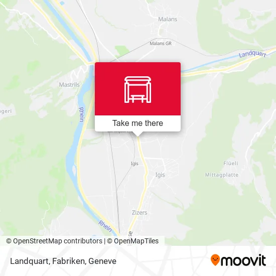 Landquart, Fabriken map