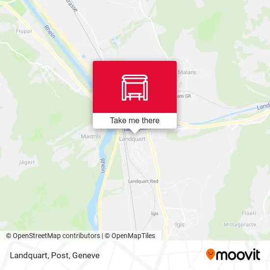 Landquart, Post plan