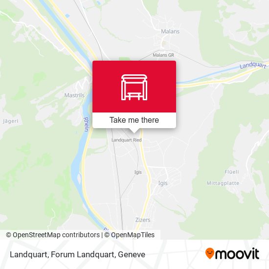Landquart, Forum Landquart map