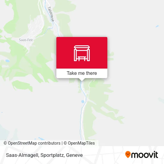 Saas-Almagell, Sportplatz map