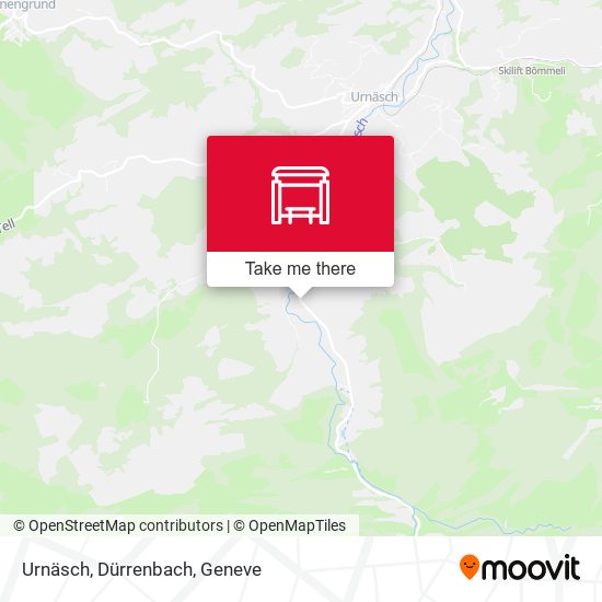 Urnäsch, Dürrenbach map