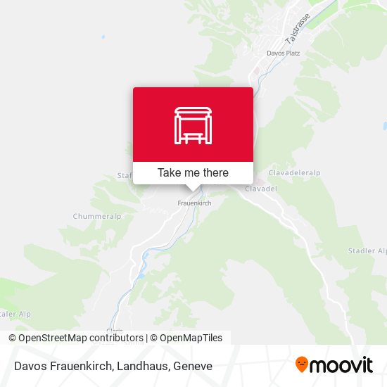 Davos Frauenkirch, Landhaus map