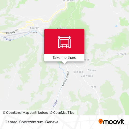 Gstaad, Sportzentrum map