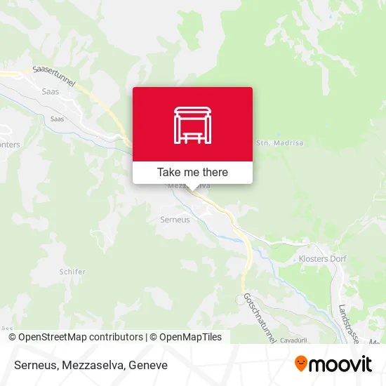 Serneus, Mezzaselva map