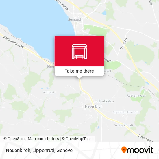 Neuenkirch, Lippenrüti map