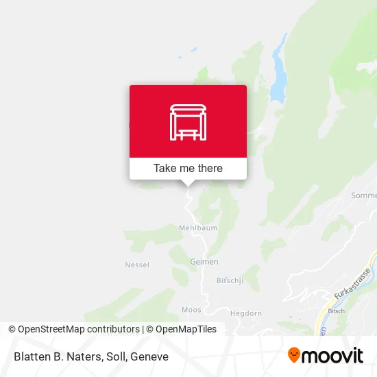 Blatten B. Naters, Soll map