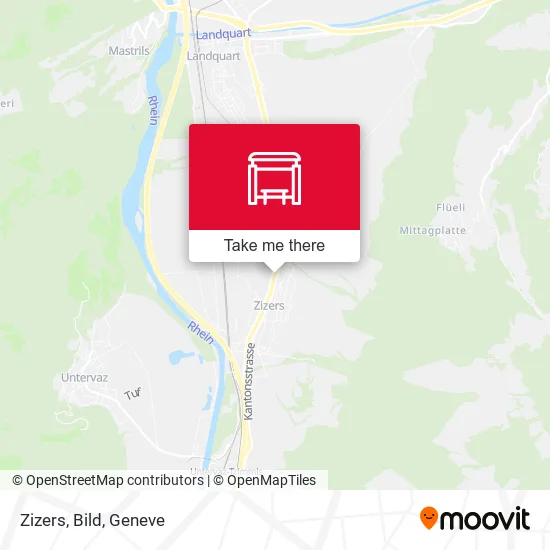 Zizers, Bild map