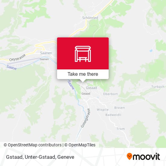Gstaad, Unter-Gstaad map