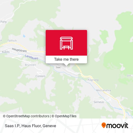 Saas I.P., Haus Fluor map