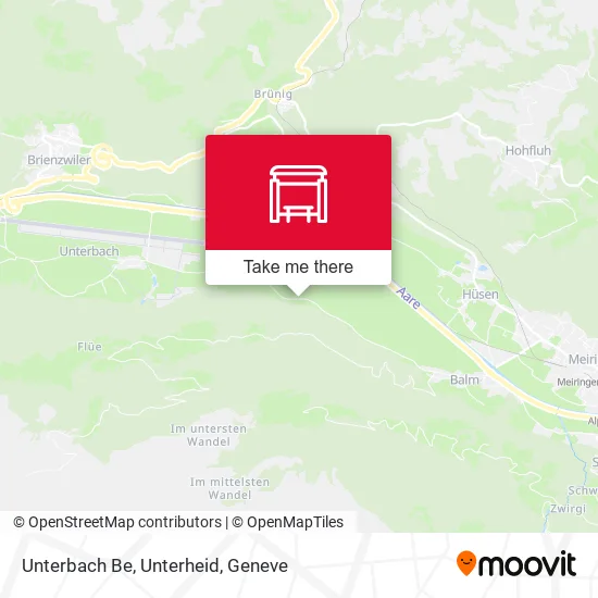 Unterbach Be, Unterheid map