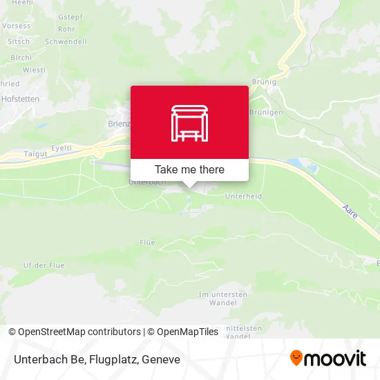 Unterbach Be, Flugplatz map