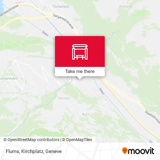 Flums, Kirchplatz map