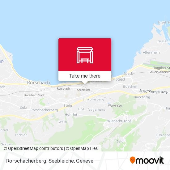 Rorschacherberg, Seebleiche map