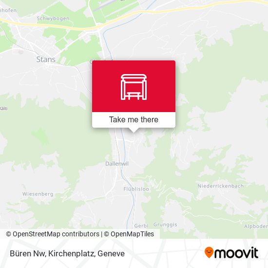 Büren Nw, Kirchenplatz map