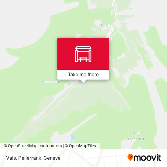 Vals, Peilerrank map