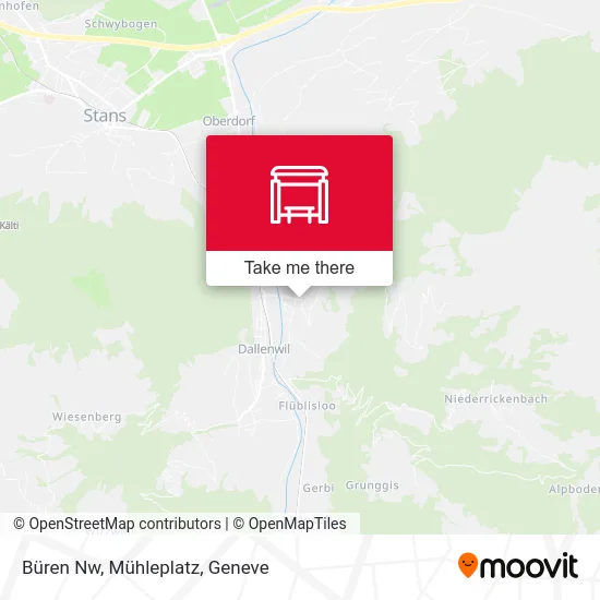 Büren Nw, Mühleplatz map