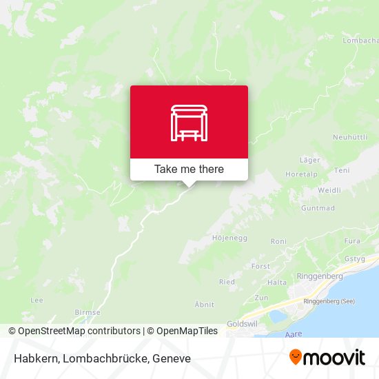 Habkern, Lombachbrücke map