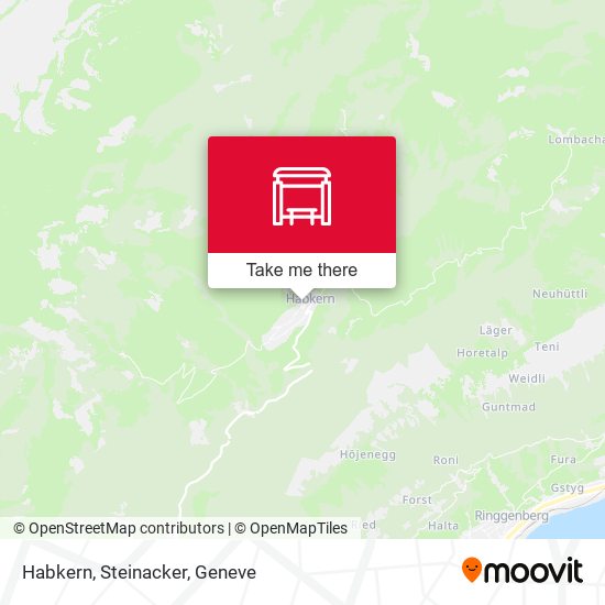 Habkern, Steinacker map