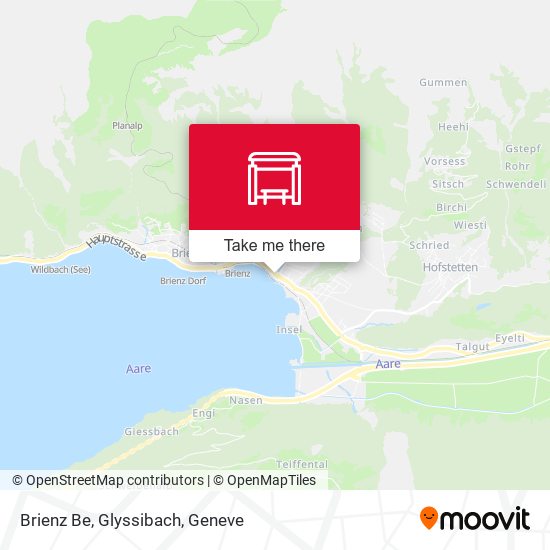 Brienz Be, Glyssibach map