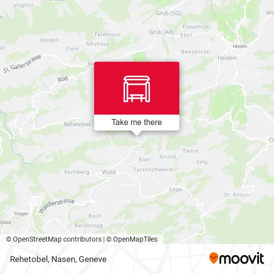 Rehetobel, Nasen map