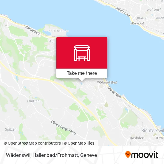 Wädenswil, Hallenbad/Frohmatt map