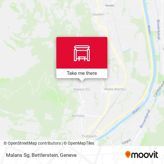 Malans Sg, Bettlerstein map