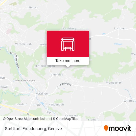 Stettfurt, Freudenberg map