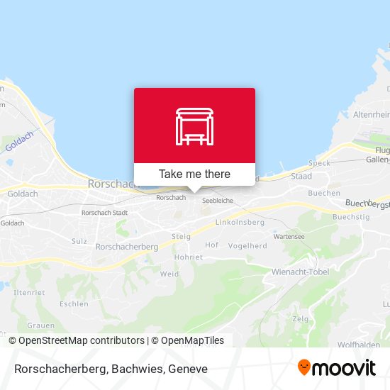 Rorschacherberg, Bachwies map