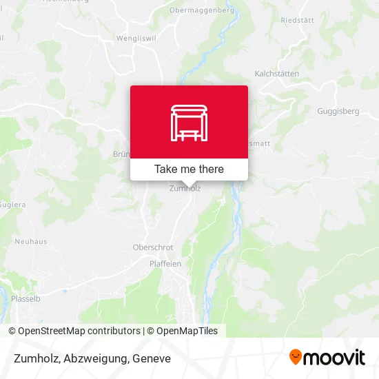 Zumholz, Abzweigung map