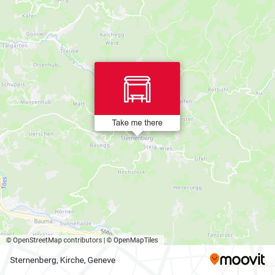 Sternenberg, Kirche map