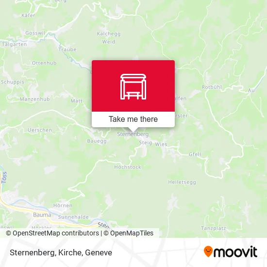 Sternenberg, Kirche map