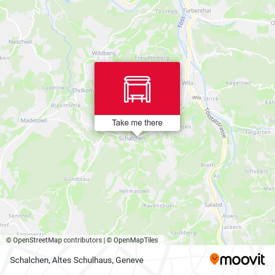 Schalchen, Altes Schulhaus map