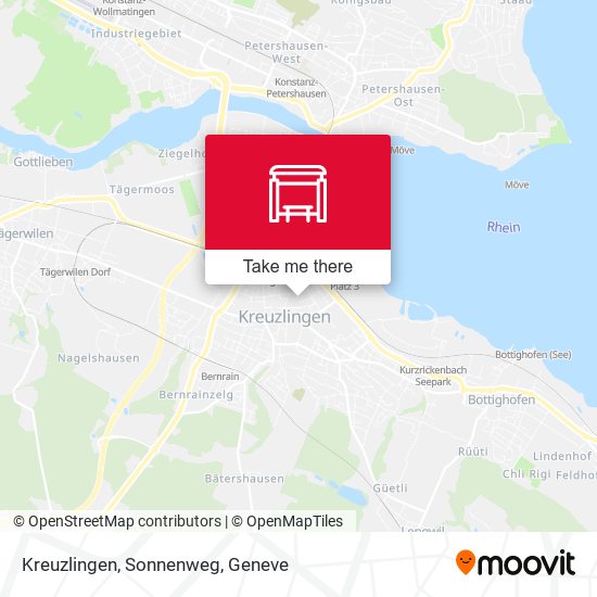 Kreuzlingen, Sonnenweg map