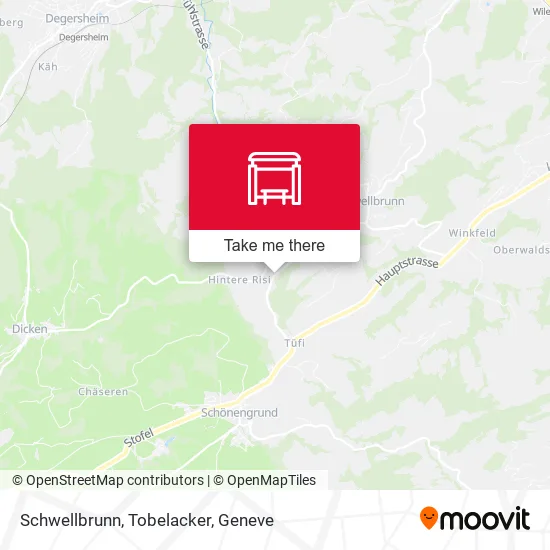 Schwellbrunn, Tobelacker map