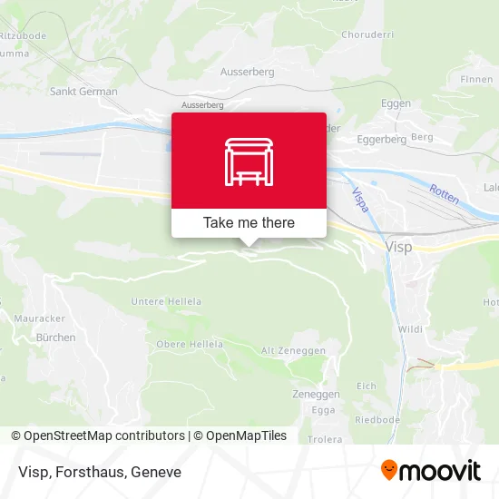 Visp, Forsthaus map