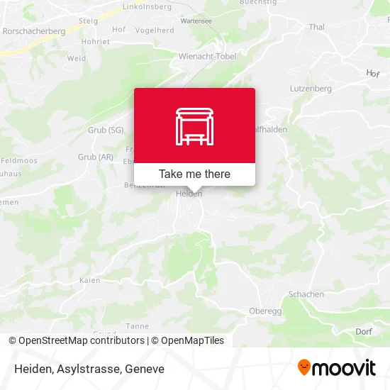 Heiden, Asylstrasse map